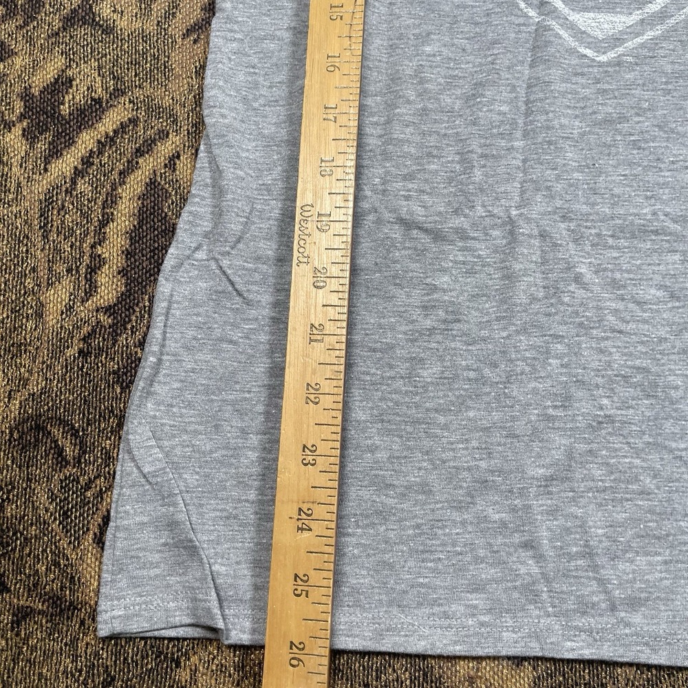 Nike Chicago Red Stars Soccer NWSL women's v-neck Gray t-shirt Size Small New A - Picture 6 of 8